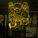 Акриловий 3D світильник-нічник Зошит смерті