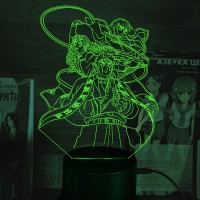 Акриловий 3D світильник-нічник Клинок що розсікає демонів