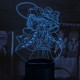 Акриловий 3D світильник-нічник Клинок що розсікає демонів