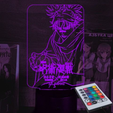 Акриловий 3D світильник-нічник Магічна битва