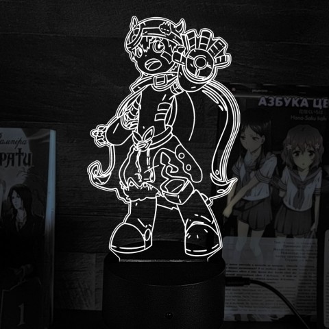 Акриловий 3D світильник-нічник Рег «Створений в Безодні»