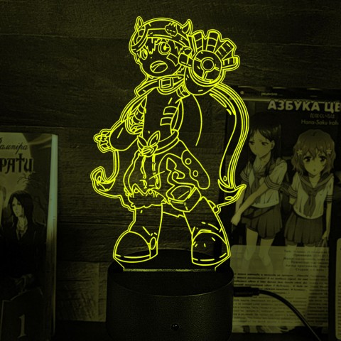 Акриловий 3D світильник-нічник Рег «Створений в Безодні»