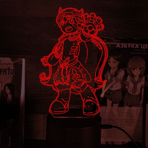 Акриловий 3D світильник-нічник Рег «Створений в Безодні»