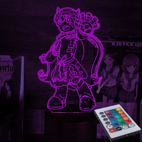 Акриловий 3D світильник-нічник Рег «Створений в Безодні»