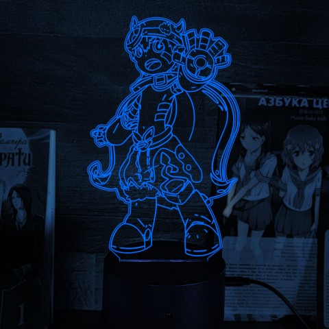 Акриловий 3D світильник-нічник Рег «Створений в Безодні»