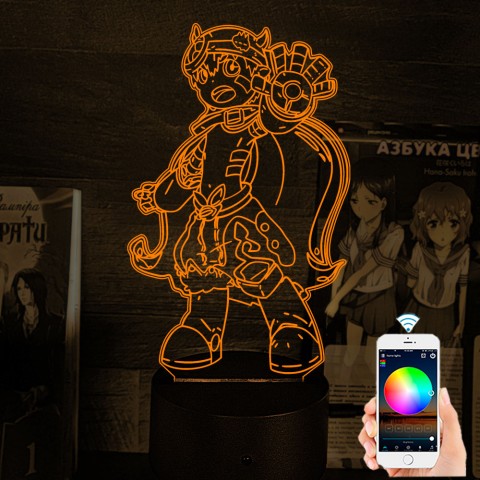 Акриловий 3D світильник-нічник Рег «Створений в Безодні»