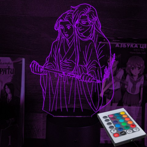 Акриловый 3D светильник-ночник «Благословение небожителей»