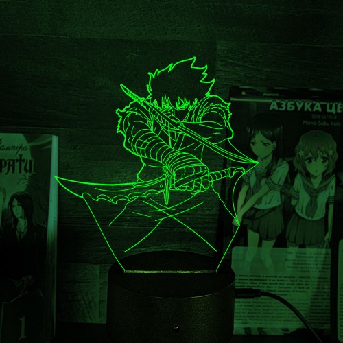 Акриловий 3D світильник-нічник Сон Джин-Ву