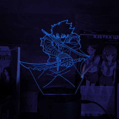 Акриловий 3D світильник-нічник Сон Джин-Ву