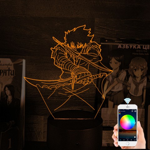 Акриловий 3D світильник-нічник Сон Джин-Ву