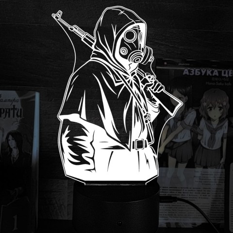 Акриловий 3D світильник-нічник S.T.A.L.K.E.R. 