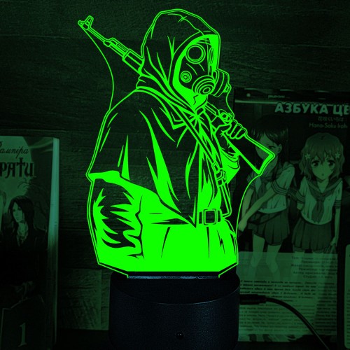 Акриловий 3D світильник-нічник S.T.A.L.K.E.R. 