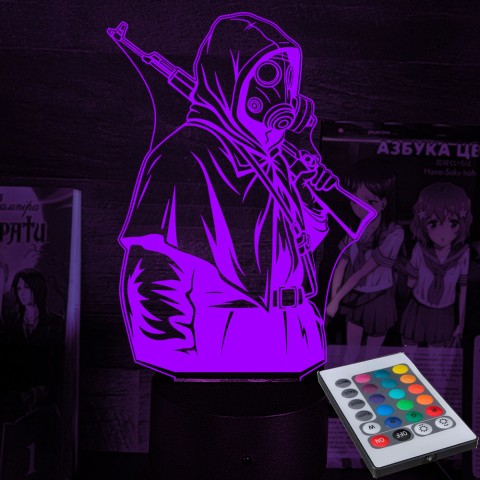 Акриловий 3D світильник-нічник S.T.A.L.K.E.R. 