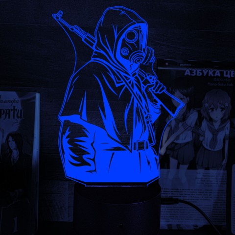Акриловий 3D світильник-нічник S.T.A.L.K.E.R. 