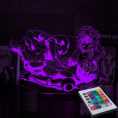 Акриловий 3D світильник-нічник  Хімер Меруем Hunter × Hunter Хантер х Хантер