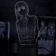 Акриловий 3D світильник-нічник Макіма Людина-бензопила (Chainsaw Man)