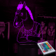 Акриловий 3D світильник-нічник Кінь БоДжек BoJack Horseman