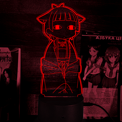 Акриловий 3D світильник-нічник Маомао "Щоденники аптекаря"