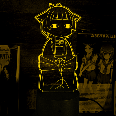 Акриловий 3D світильник-нічник Маомао "Щоденники аптекаря"