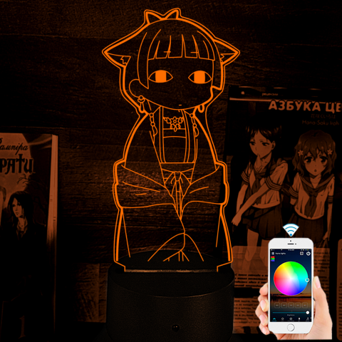 Акриловий 3D світильник-нічник Маомао "Щоденники аптекаря"