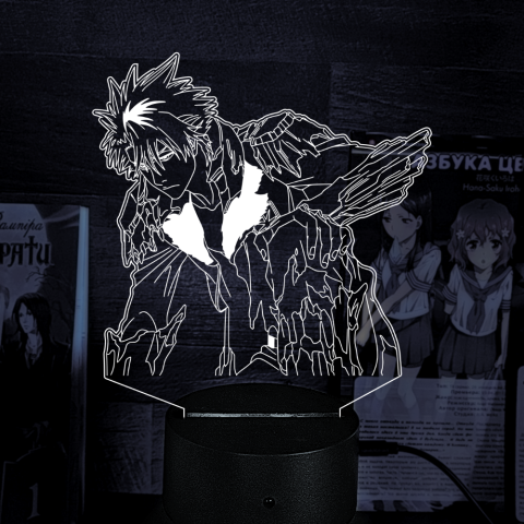 Акриловий 3D світильник-нічник Тошіро Хіцугая 