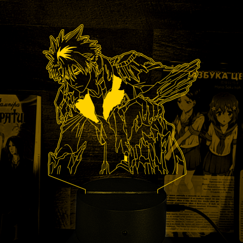 Акриловий 3D світильник-нічник Тошіро Хіцугая 