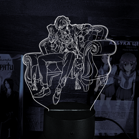 Акриловий 3D світильник-нічник Авантюрін Honkai: Star Rail
