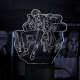 Акриловий 3D світильник-нічник Авантюрін Honkai: Star Rail