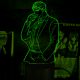 Акриловий 3D світильник-нічник Чонву Джин "Під зеленим світлом"