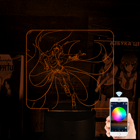 Акриловий 3D світильник-ночник Ліга легенд 