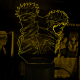 Акриловий 3D світильник-ночник Годжо Сатору та Ітадорі Юджі Магічна битва