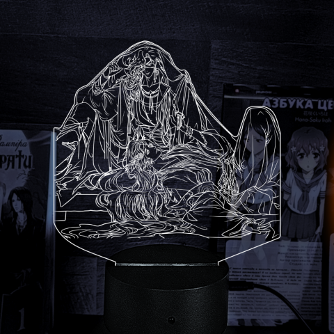 Акриловий 3D світильник-нічник «Благословення небожителів»