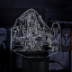 Акриловий 3D світильник-нічник «Благословення небожителів»