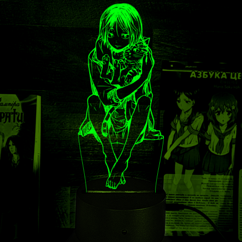 Акриловий 3D світильник-нічник Haikyu!! Волейбол!! Кенма Козуме