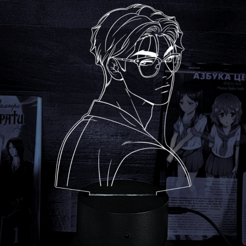 Акриловий 3D світильник-ночник Джинкс Ліга легенд 