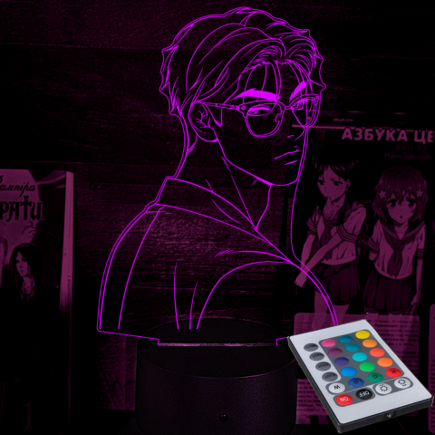 Акриловий 3D світильник-ночник Джинкс Ліга легенд 