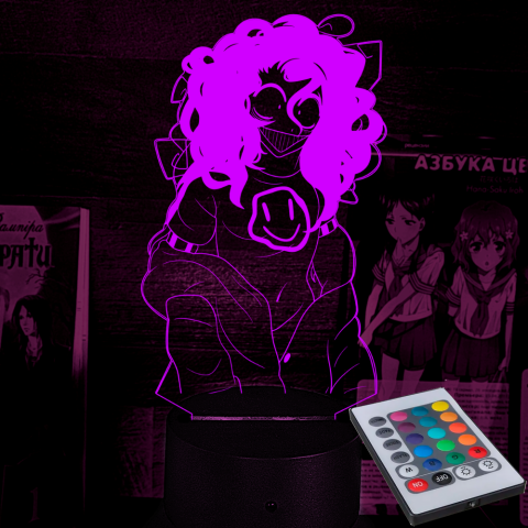 Акриловий 3D світильник-ночник Джон Доу