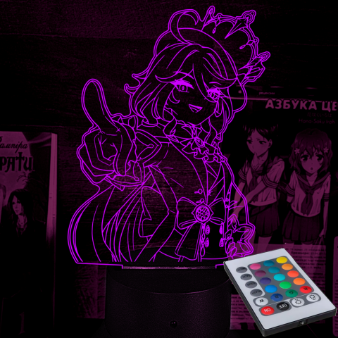 Акриловий 3D світильник-ночник Фуріна Genshin Impact