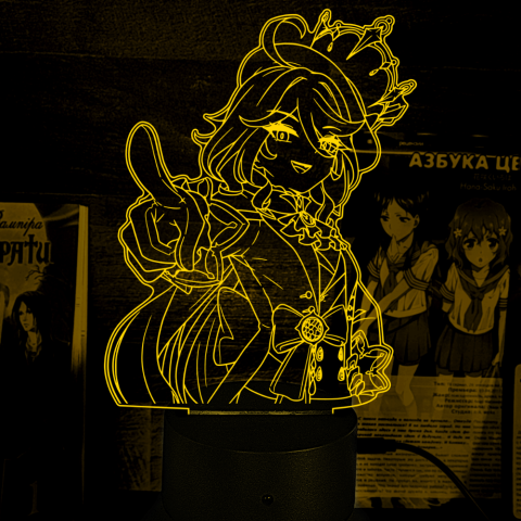 Акриловий 3D світильник-ночник Фуріна Genshin Impact