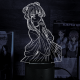 Акриловий 3D світильник-ночник Маомао 