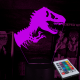 Акриловий 3D світильник-нічник динозавр