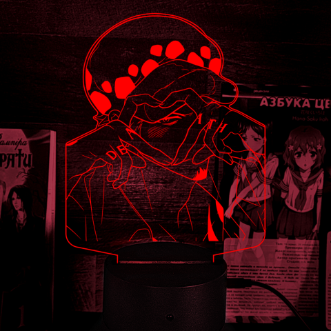 Акриловий 3D світильник-нічник Трафальгар Д. Уотер Ло Манга One Piece