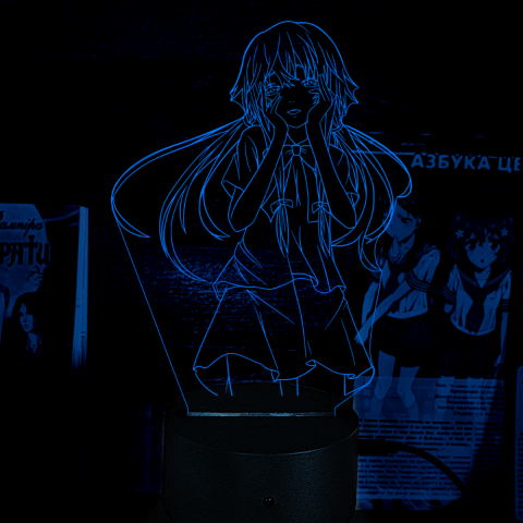 Акриловий 3D світильник-нічник Юно Ґасай  "Щоденник майбутнього"