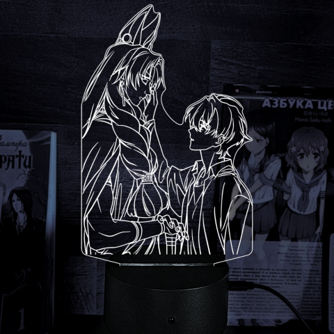 Акриловий 3D світильник-нічник До зустрічі, мій королю