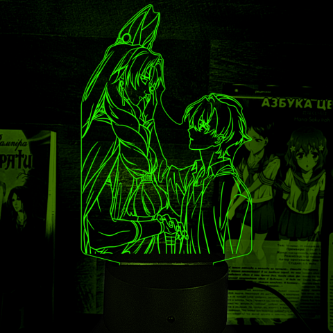 Акриловий 3D світильник-нічник До зустрічі, мій королю