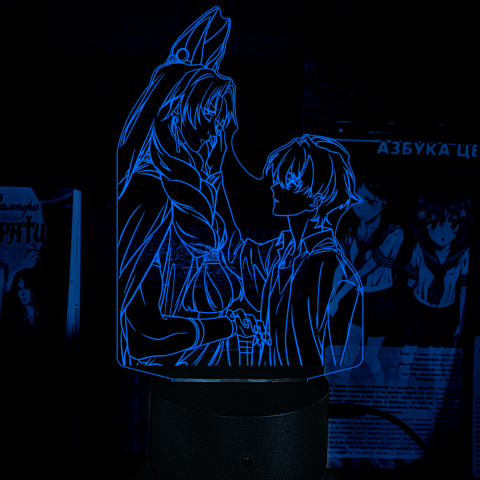 Акриловий 3D світильник-нічник До зустрічі, мій королю