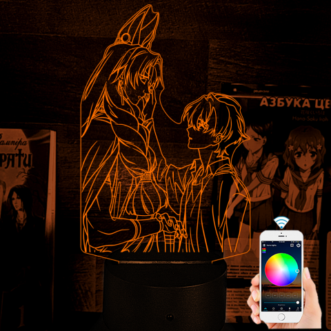 Акриловий 3D світильник-нічник До зустрічі, мій королю