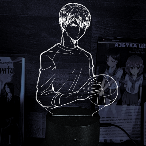 Акриловий 3D світильник-нічник Haikyu!! Волейбол!! Тобіо Кагеяма