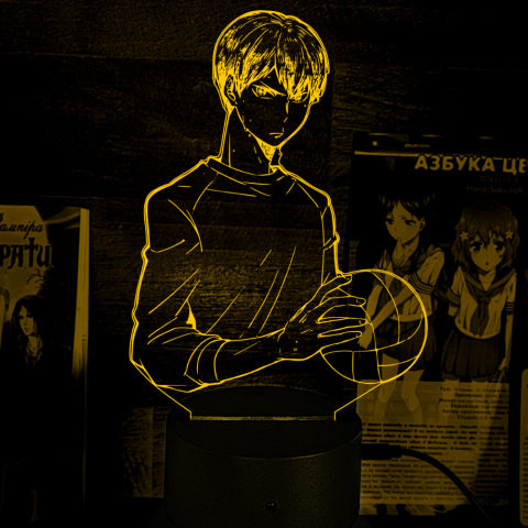 Акриловий 3D світильник-нічник Haikyu!! Волейбол!! Тобіо Кагеяма