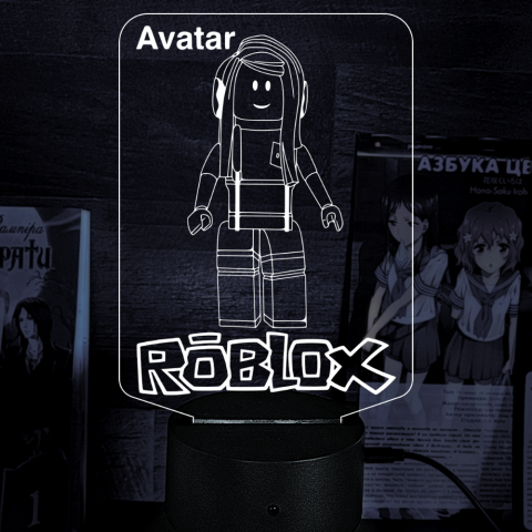 Акриловий 3D світильник-ночник Lego Avatar